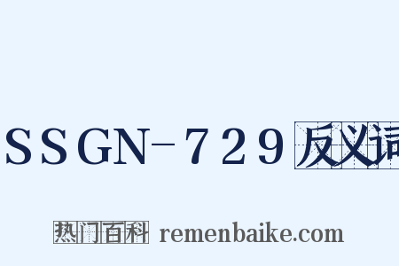 SSGN-729反义词是什么意思的图片